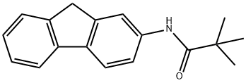 2,2-Dimethyl-N-(9H-fluoren-2-yl)propionamide Struktur