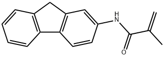 N-(9H-Fluoren-2-yl)-2-methylacrylamide Struktur