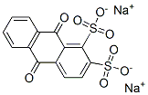 ANTHRAQUINONE DISULFONIC ACID DISODIUM SALT Struktur