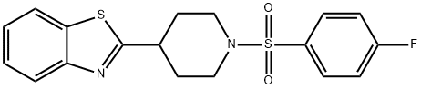 Piperidine, 4-(2-benzothiazolyl)-1-[(4-fluorophenyl)sulfonyl]- (9CI) Struktur