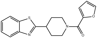 Piperidine, 4-(2-benzothiazolyl)-1-(2-furanylcarbonyl)- (9CI) Struktur