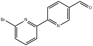 6-BROMO-2,2'-BIPYRIDINE-5-CARBOXALDEHYDE Struktur