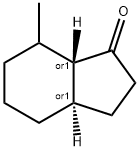 1-Indanone,hexahydro-7-methyl-,trans-(7CI) Struktur