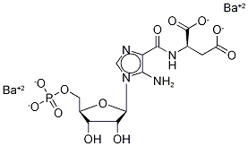 N-Succinyl-5-aMinoiMidazole-4-carboxaMide Ribose 5'-Phosphate DibariuM Salt Struktur