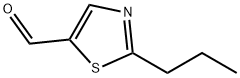 5-Thiazolecarboxaldehyde, 2-propyl- (9CI) Struktur