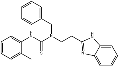 Thiourea, N-[2-(1H-benzimidazol-2-yl)ethyl]-N-(2-methylphenyl)-N-(phenylmethyl)- (9CI) Struktur