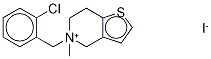 N-Methyl Ticlopidine Iodide Struktur