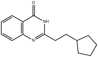 4(1H)-Quinazolinone,2-(2-cyclopentylethyl)- Struktur