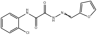 Acetic acid, [(2-chlorophenyl)amino]oxo-, (2-furanylmethylene)hydrazide (9CI) Struktur