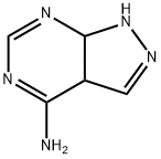 1H-Pyrazolo[3,4-d]pyrimidin-4-amine, 3a,7a-dihydro- (9CI) Struktur