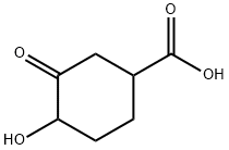 Cyclohexanecarboxylic acid, 4-hydroxy-3-oxo- (9CI) Struktur