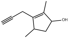 2-Cyclopenten-1-ol, 2,4-dimethyl-3-(2-propynyl)- (9CI) Struktur