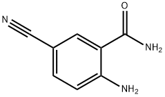 Benzamide, 2-amino-5-cyano- (9CI) Struktur