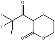 2H-Pyran-2-one, tetrahydro-3-(trifluoroacetyl)- (9CI) Struktur