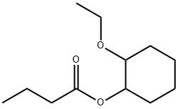 Butanoic acid, 2-ethoxycyclohexyl ester (9CI) Struktur