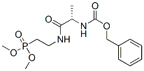 N-CBZ-L-ALANYL-D-1-AMINOETHYLPHOSPHONIC ACID DIMETHYL ESTER) Struktur