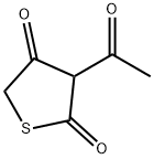 2,4(3H,5H)-Thiophenedione, 3-acetyl- (9CI) Struktur