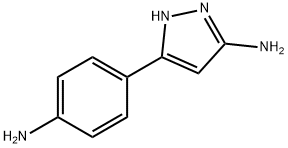 5-(4-AMINO-PHENYL)-2H-PYRAZOL-3-YLAMINE Struktur