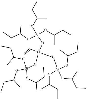 VINYLTRIS(TRI-SEC-BUTOXYSILOXANYL)SILANE Struktur