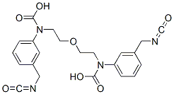 oxydiethylene bis[(3-isocyanatomethylphenyl)carbamate] Struktur