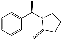 1-[(1R)-1-Phenylethyl]pyrrolidin-2-one Struktur