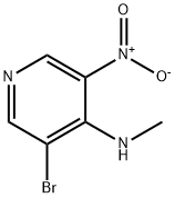 4-Pyridinamine, 3-bromo-N-methyl-5-nitro- Struktur