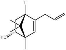 Bicyclo[2.2.1]hept-5-en-2-ol, 1,7,7-trimethyl-5-(2-propenyl)-, (1S,2R,4R)- (9CI) Struktur