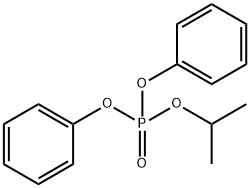 isopropyl diphenyl phosphate Struktur