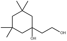 Cyclohexaneethanol, 1-hydroxy-3,3,5,5-tetramethyl- (9CI) Struktur