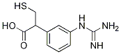 Benzeneacetic acid, 3-[(aMinoiMinoMethyl)aMino]-a-(MercaptoMethyl)- Struktur