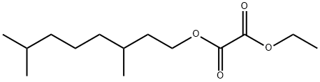 3,7-dimethyloctyl ethyl oxalate Struktur