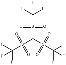 Tris[(trifluoromethyl)sulfonyl]methane Struktur