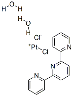 CHLORO(2,2':6',2''-TERPYRIDINE)PLATINUM(II) CHLORIDE DIHYDRATE Struktur