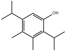 2,5-diisopropyl-3,4-xylenol Struktur