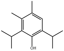 2,6-diisopropyl-3,4-xylenol Struktur