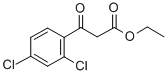 3-(2,4-DICHLORO-PHENYL)-3-OXO-PROPIONIC ACID ETHYL ESTER Struktur