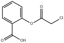 2-[(Chloroacetyl)oxy]benzoic acid Struktur