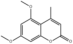 4-Methyl-5,7-dimethoxycoumarin Struktur