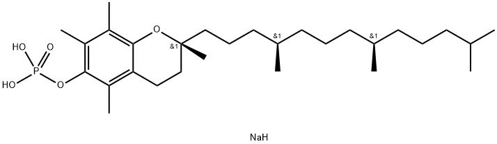 (+/-)-ALPHA-TOCOPHEROL PHOSPHATE DISODIUM SALT Struktur