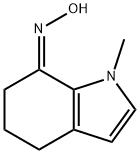 7H-Indol-7-one,1,4,5,6-tetrahydro-1-methyl-,oxime,(7Z)-(9CI) Struktur