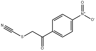 4-NITROPHENACYL THIOCYANATE Struktur