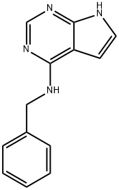 6-Benzylamino-7-deazapurine Struktur