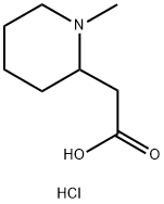 (1-Methyl-piperidin-2-yl)-acetic acid hydrochloride Struktur