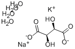 POTASSIUM SODIUM TARTRATE TETRAHYDRATE Struktur