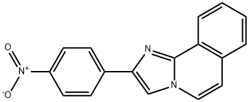 2-(4-Nitrophenyl)imidazo[2,1-a]isoquinoline Struktur