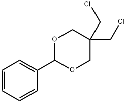 5,5-BIS(CHLOROMETHYL)-2-PHENYL-1,3-DIOXANE Struktur