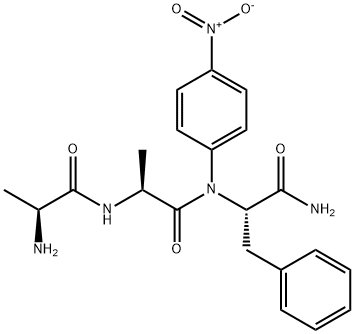 ALA-ALA-PHE P-NITROANILIDE Struktur