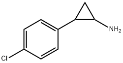 2-(4-chlorophenyl)cyclopropylamine Struktur