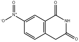 7-NITROISOQUINOLINE-1,3(2H,4H)-DIONE Struktur