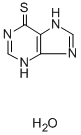 6-Mercaptopurine monohydrate Structure